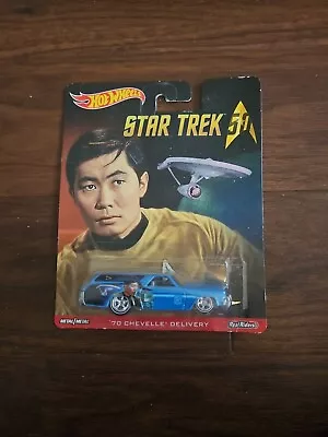 Buy Hot Wheels STAR TREK 50th Anniversary 70 Chevelle Delivery Panel Real Riders New • 9.99£