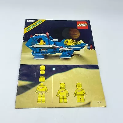 Buy LEGO 6892 Modular Space Transport Vintage Instructions *Only* Space Classic • 9.99£