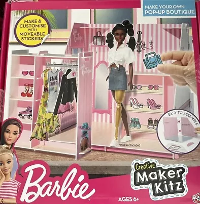 Buy Barbie Make Your Own Pop-Up Boutique • 15.99£