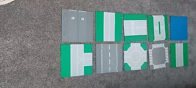 Buy Lego Baseplates Road Runway Sections Bundle X 10 • 19.99£
