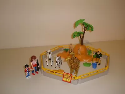 Buy Playmobil Zoo - Animals, Keeper And Visiting Mom With Little One. • 16£