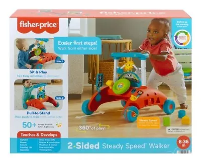 Buy Fisher Price 2-Sided Steady Speed Walker • 44.44£