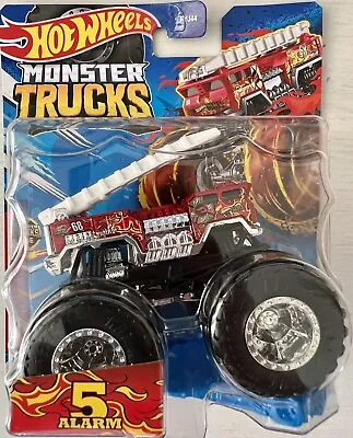 Buy Hot Wheels Monster Truck Red 5 Alarm Fire HW Monster Trucks Live 1:64 New Sealed • 11.68£