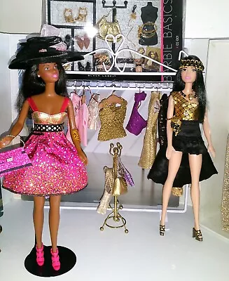 Buy BARBIE OUTFITS Gold ACCESSORIES Black Label Silkstone Integrity MATTEL • 3.02£