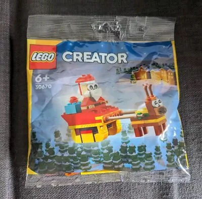 Buy Lego 30670 Creator Santa's Sleigh Ride - Xmas Christmas 2024 Polybag NEW SEALED • 7.49£