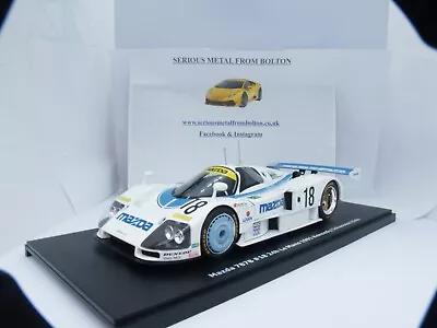 Buy Cmr 208 Mazda 787b Renown Le Mans 1991 #18 White & Blue 1:18 Scale • 65£