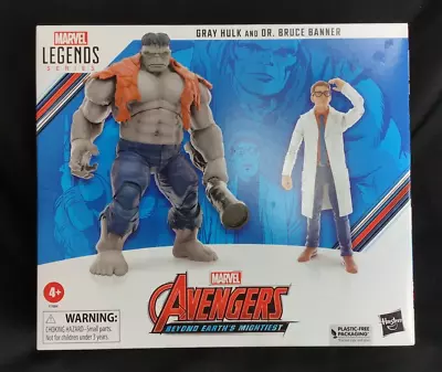 Buy Marvel Legends Series Gray Hulk & Dr Bruce Banner Marvel Avengers Hasbro MIB • 32.50£