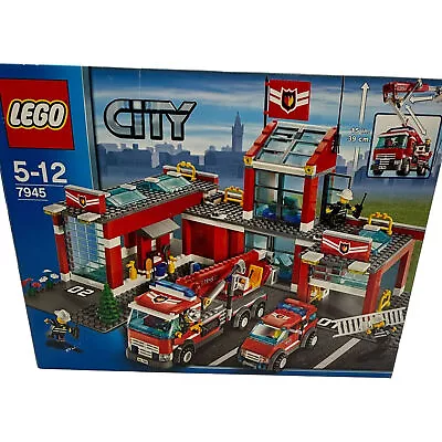 Buy LEGO City 7945 Fire Station Complete Set 5-12 Years • 25£