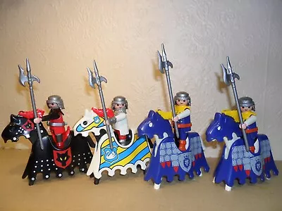 Buy PLAYMOBIL KNIGHTS ON HORSES (People,Animals For Medieval Castle,Job Lot) • 9.99£