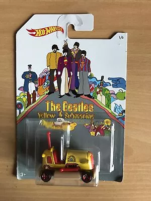 Buy Hot Wheels The Beatles Yellow Submarine Bump Around  Car Vehicle , New Unopened • 9.59£