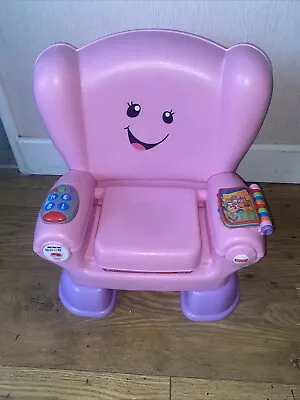 Buy Fisher-Price Interactive Activity Toy Chair - Pink • 9.89£