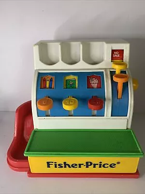 Buy Vintage Fisher Price Till Cash Register 1994  90s • 9.95£