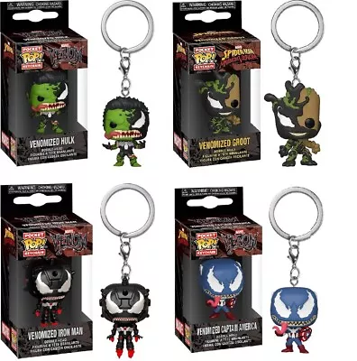 Buy Funko Pocket POP Keychains - Venomized - Groot, Captain America, Hulk, Iron Man • 28.75£