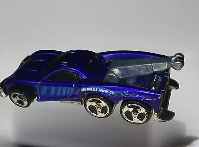 Buy Hot Wheels Tow Truck 6 Wheel Blue ‘97 ‘jam Towin Co' Salvage 1:64 See Photos • 3.90£