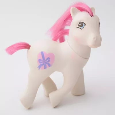 Buy G1 My Little Pony Romance Ponies Love Letter Hasbro 1987 Pink Heart Bow White • 14£