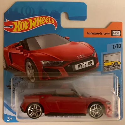 Buy Hot Wheels Audi R8 Roadster NEW Car And Sealed 1/64 • 8£