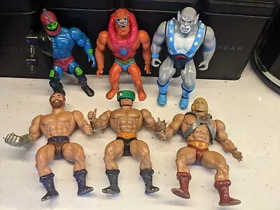 Buy Vintage He Man 1980s Action Figure Bundle Thundercats Panthro Tri Klops Trapjaw • 49.99£