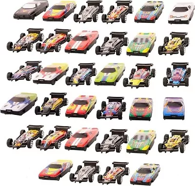 Buy 36 Pcs Free Wheel Toy Cars Set Mini Racing Convertibles F1 Cars Hot Flame Alloy • 7.99£