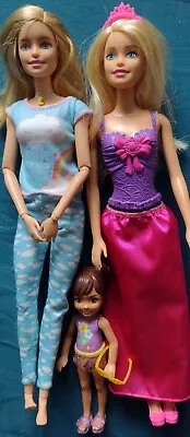 Buy 3 Barbie Dolls- Meditation Doll, Barbie Dreamtopia Princess, Chelsea Reveal Doll • 9£