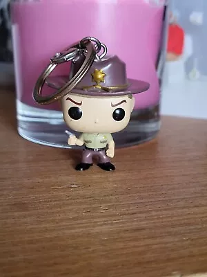 Buy FUNKO POP Walking Dead Rick Grimes RARE KEYRING • 15£