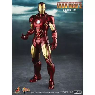 Buy HOT TOYS MMS123 RON MAN 2 IRON MAN MARK IV 1/6 SCALE Action Figure • 379.37£