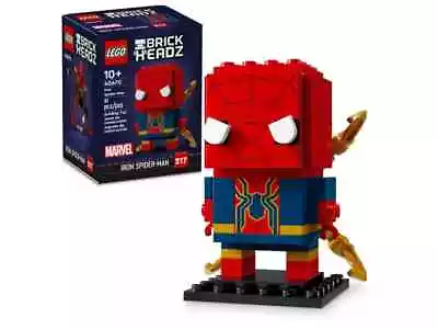 Buy Lego Iron Spider-Man Brickheadz 40670 • 17.19£