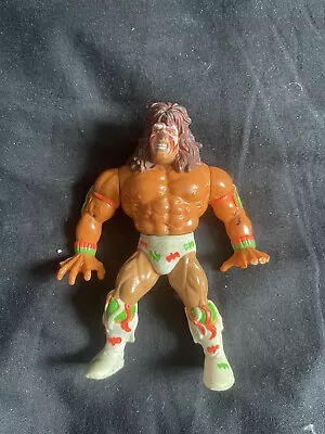 Buy The Ultimate Warrior Wwf Wwe Wrestling Figure Series 2 1991 Titan Sports Hasbro • 10£