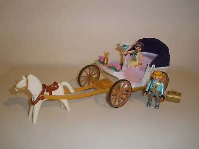 Buy Playmobil Royal Horse Drawn Carriage - Prince & Princess + Treasure. • 10£