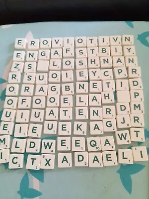 Buy Scrabble Letter Tiles 100  Spare Replacement Parts Scrabble Original Game Letter • 3£