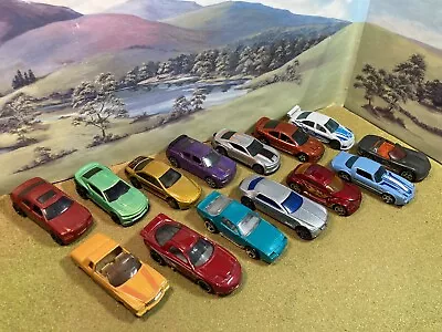Buy Hot Wheels Job Lot Bundle Modern American Muscle Cars X 14 In Good Condition • 10.50£