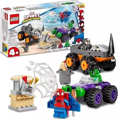 Buy LEGO Marvel 10782 Hulk Vs. Rhino Truck Showdown - New - Fast Dispatch • 14.99£