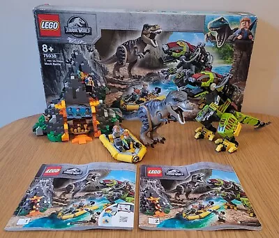 Buy LEGO Jurassic World T. Rex Vs Dino-Mech Battle 75938 Complete With Box + Mannual • 98.95£