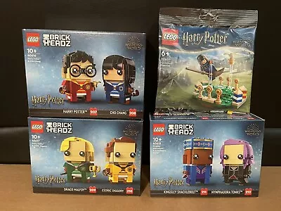 Buy LEGO BRICKHEADZ Harry Potter Sets 40616 40617 40618 + Quidditch Practice 30651 • 69.99£