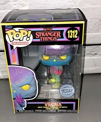 Buy Funko Pop! Stranger Things 1312 Vecna Black Light Figure Special Edition  • 12.99£