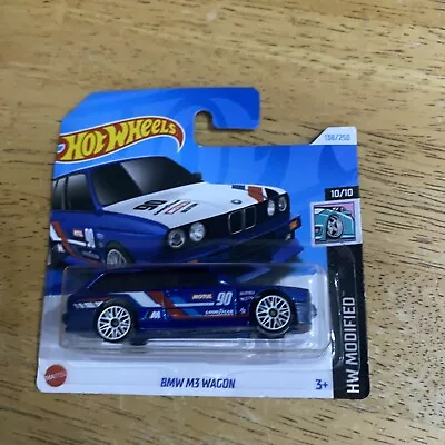 Buy HotWheels BMW M3 Wagon Blue E30 Hotwheels Short Card 2024 HRY67 New Release BNIP • 3.95£