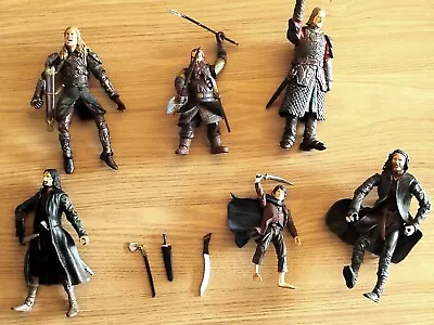 Buy Lord Of The Rings Action Figures - Bundle Of 6 Figures Accessories - VGC • 12£