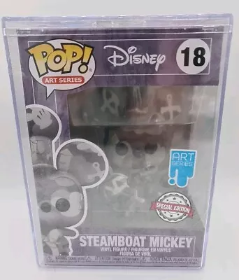Buy Disney Art Series Steamboat Mickey Funko Pop Vinyl NEW Protector Special Edition • 21£