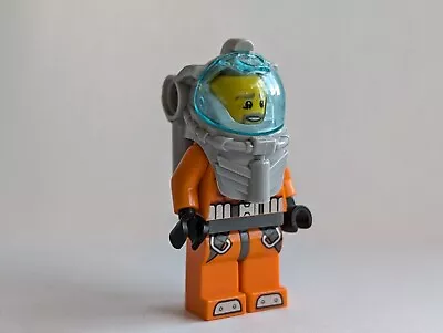 Buy Lego City : Deep Sea Diver Minifigure Cty0560 Deep Sea Explorer Sets 60095 60096 • 1.80£