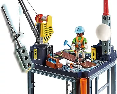 Buy Box Broken Playset Operational Site With Crane PLAYMOBIL 70816 City Action • 14.59£