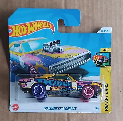 Buy Hot Wheels • HW ART CARS - '70 DODGE CHARGER R/T • New / Sealed • 4.04£