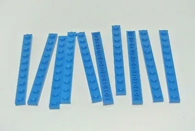 Buy LEGO: Lot 10x Plate 1 X 10 - Ref 4477 Blue - Set 10177 4479 31011 9499 10131  • 3.04£