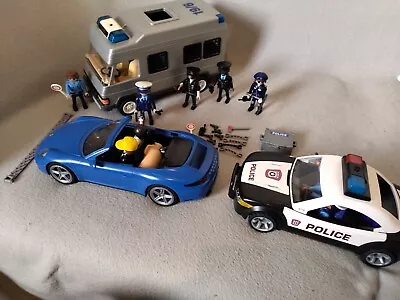 Buy Playmobil Police Bundle ,Cops And Robbers, Not Complete • 22.99£