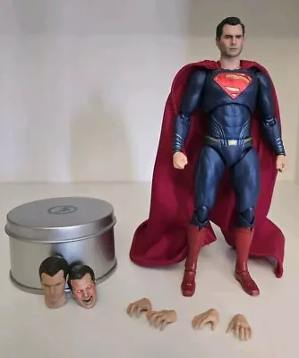 Buy Genuine S.H.Figuarts Superman JUSTICE LEAGUE + Manniple Headsculpt NO BOX • 100£