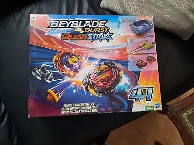 Buy Beyblade Burst QuadStrike Thunder Edge Battle Set - Used • 8£