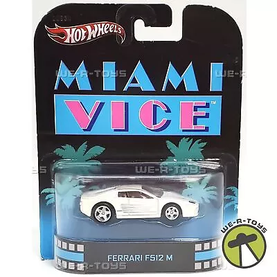 Buy Hot Wheels Retro Entertainment Miami Vice Ferrari F512M Mattel 2012 NRFP • 91.62£