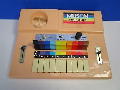 Buy RARE Vintage MUSON MEGO MUSIC SYNTHESIZER TOY 1978 Partially Working • 75£