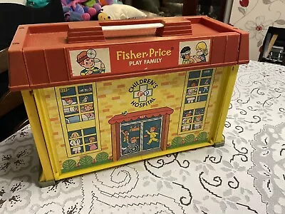 Buy Vintage Fisher Price Play Family Childrens Hospital… From The 1970’s. • 12£