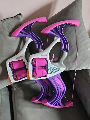 Buy NERF Rebelle Flipside Dart Bow Gun  Hasbro 2015 X2  • 8£