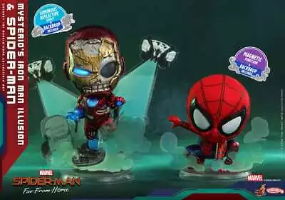 Buy Spider-Man: Far From Home Cosbaby (S) Mini Figures Mysterio's Iron Man Deluded • 35.81£