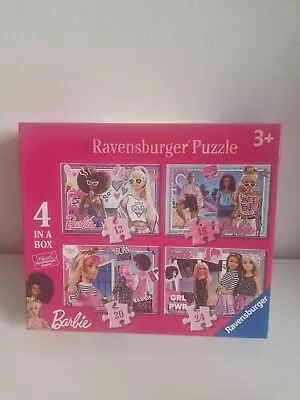 Buy Ravensburger Barbie 4 In A Box Jigsaw Puzzle Set (Ages 3+)  • 6.99£